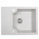 Perfelli 5902767150033 - зображення Мийка кухонна гранітна Perfelli FELICITA PGF 134-60 WHITE - зображення