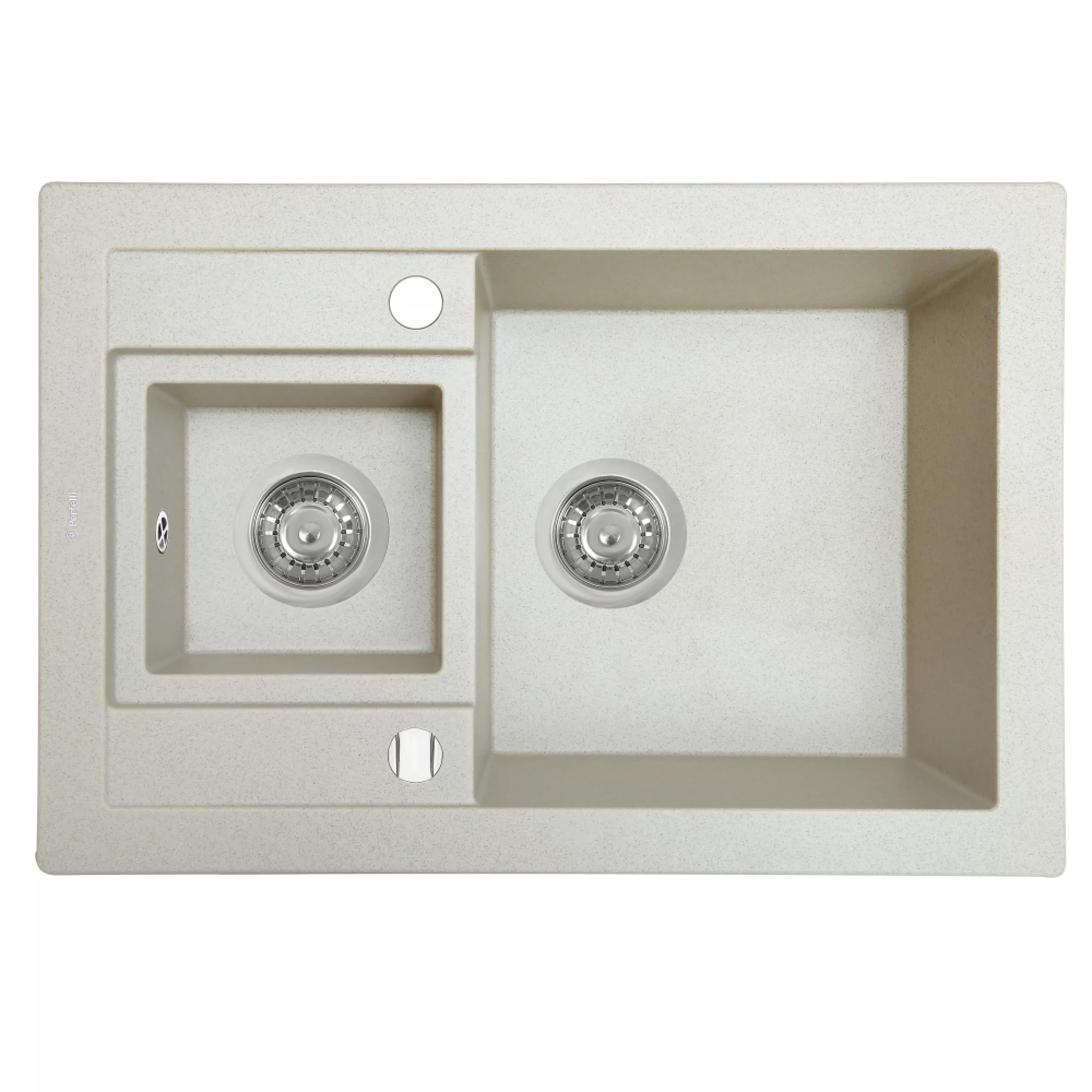 Мойка гранитная кухонная Perfelli GRANZE PGG 506-67 LIGHT BEIGE - зображення 1