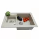 Perfelli 5902767151030 - зображення 3 Мийка кухонна гранітна Perfelli GRANZE PGG 506-67 SAND - зображення 3