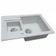 Perfelli 5902767151054 - зображення 2 Мийка кухонна гранітна Perfelli GRANZE PGG 506-67 WHITE - зображення 2