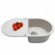 Perfelli 5902767150767 - зображення 3 Мийка кухонна гранітна Perfelli IZETTA OGI 114-78 LIGHT BEIGE - зображення 3