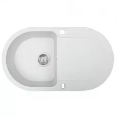 Мойка гранитная кухонная Perfelli IZETTA OGI 114-78 WHITE