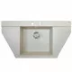 Мойка гранитная кухонная Perfelli MAJESTIC TGM 125-96 LIGHT BEIGE - зображення 