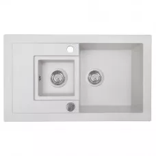 Мойка гранитная кухонная Perfelli PIERRA PGP 536-78 WHITE