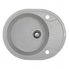 Мойка гранитная кухонная Perfelli PRIMO OGP 1351-58 GREY METALLIC