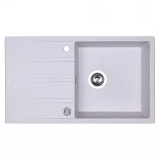Мийка кухонна гранітна Perfelli RIVIERA PGR 114-86 WHITE