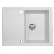 Мойка гранитная кухонная Perfelli SILVE PGS 134-64 WHITE