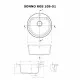 Perfelli 5902767150880 - зображення 5 Мийка кухонна гранітна Perfelli SONNO RGS 105-51 LIGHT BEIGE - зображення 5