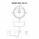 Мийка кухонна гранітна Perfelli SONNO RGS 105-51 SAND - зображення 5
