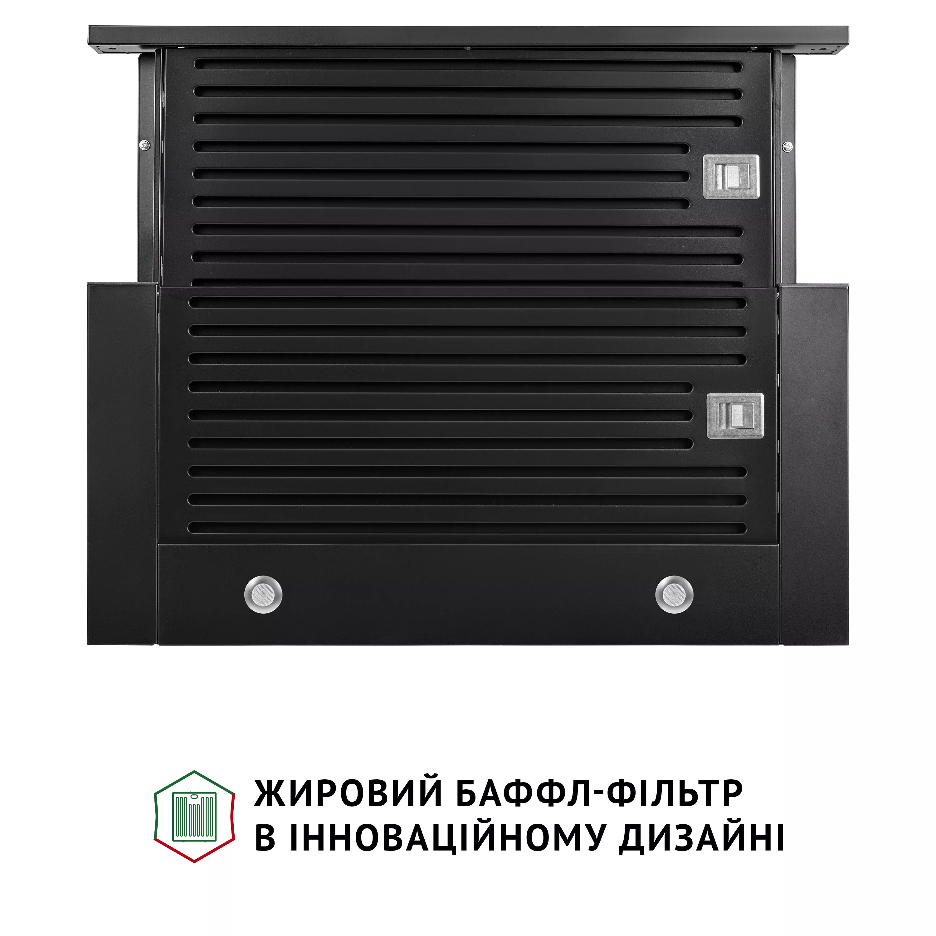 Вытяжка телескопическая PERFELLI ISEO 6IMF NERO - зображення 6