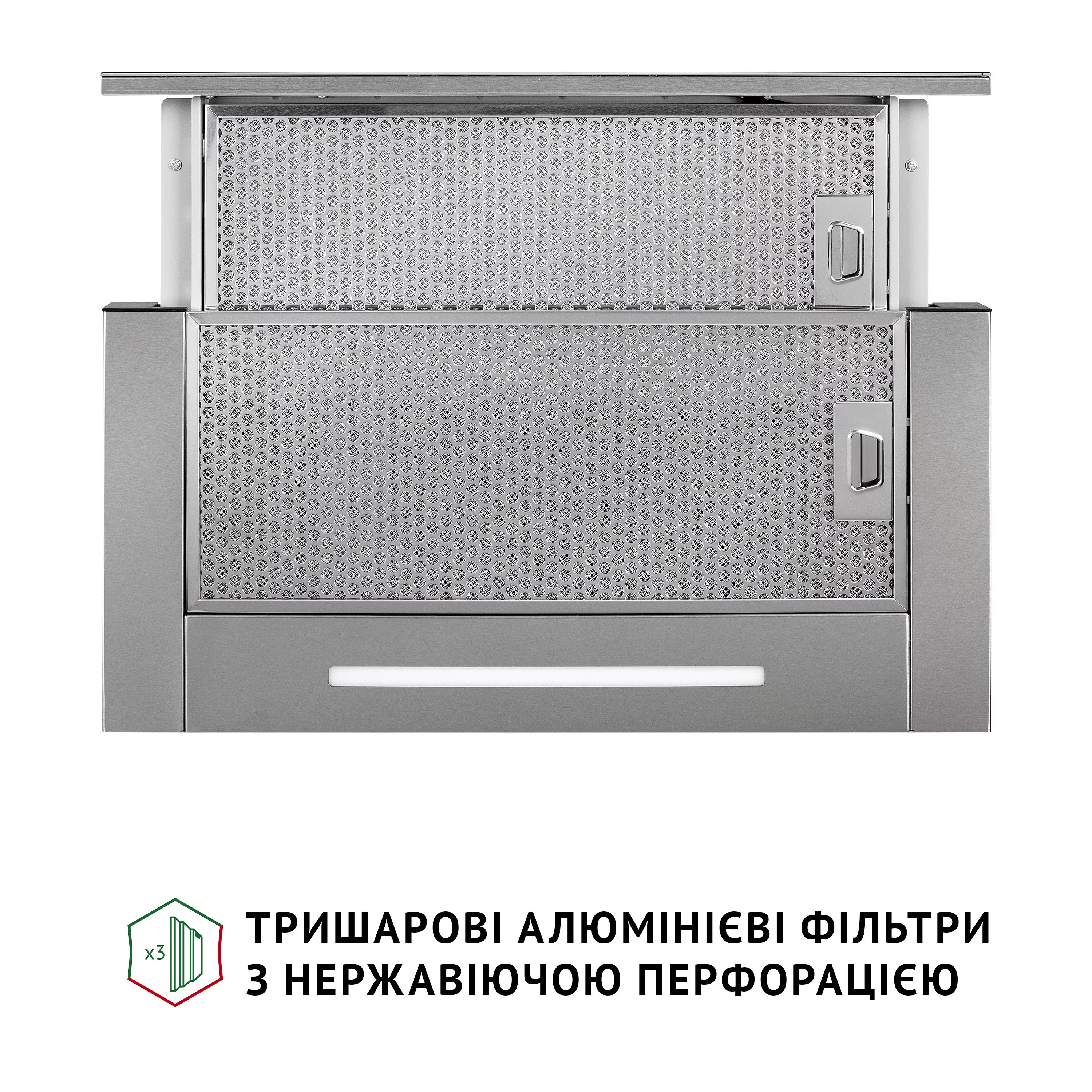 Perfelli 5905563501030 - зображення 10 Витяжка телескопічна PERFELLI ISEO 6PWX INOX - зображення 10