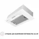 Вытяжка полновстраиваемая Perfelli BI 5256 WH 700 LED - зображення 4