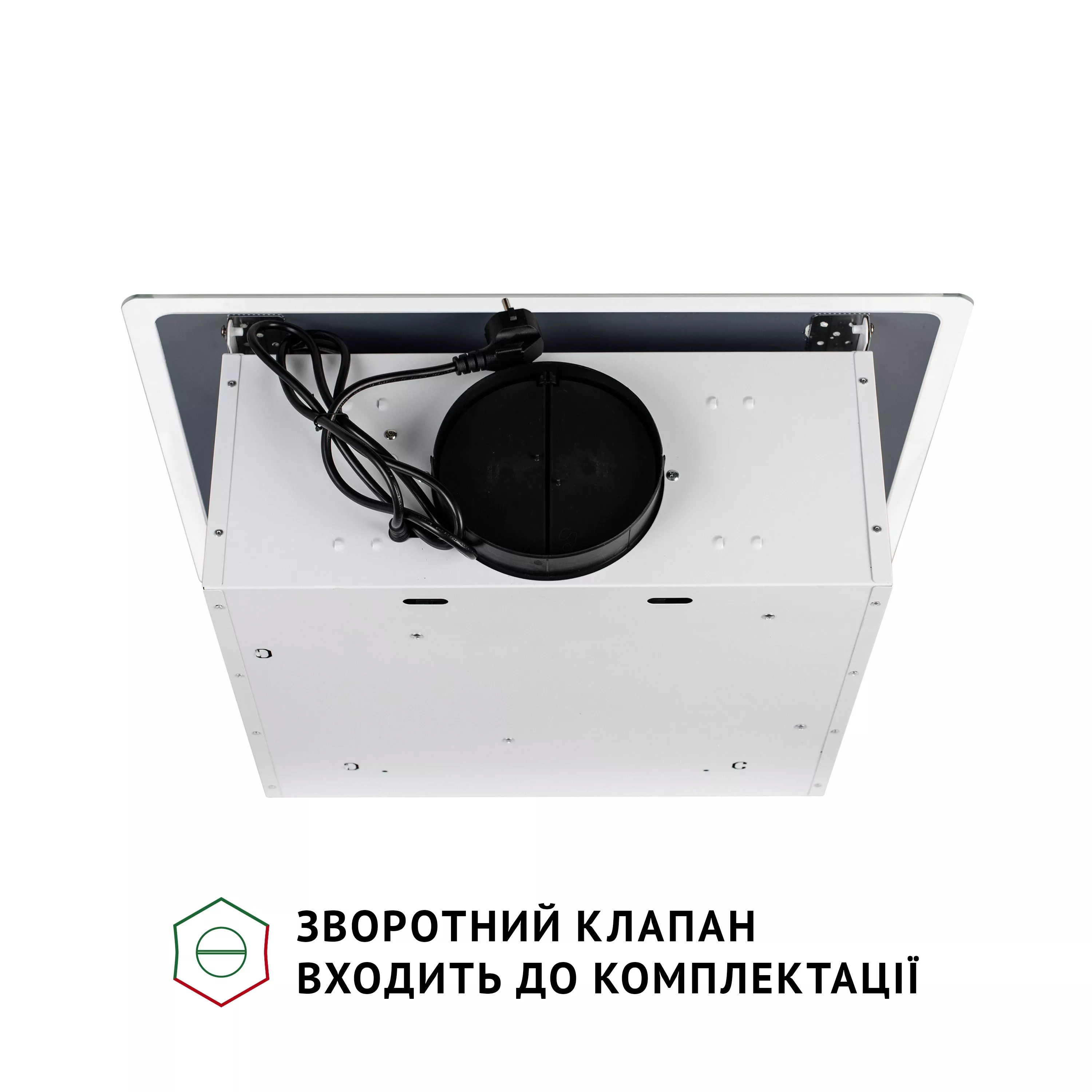 Perfelli 5902767159845 - зображення 12 Вытяжка декоративная наклонная Perfelli RIVA BIANCA - зображення 12