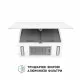 Perfelli 5902767159845 - зображення 10 Вытяжка декоративная наклонная Perfelli RIVA BIANCA - зображення 10