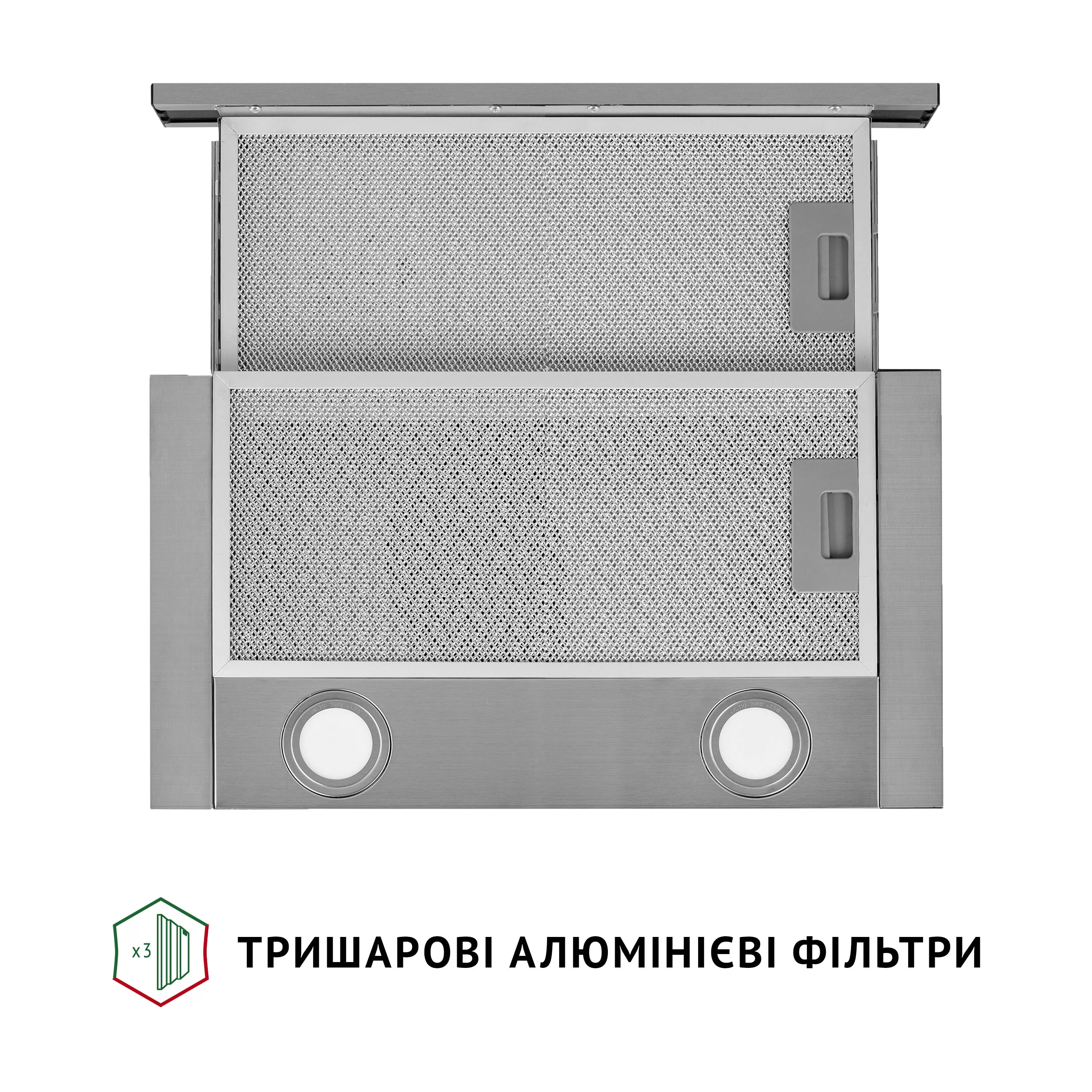 Вытяжка телескопическая Perfelli TL 502 I LED - зображення 7