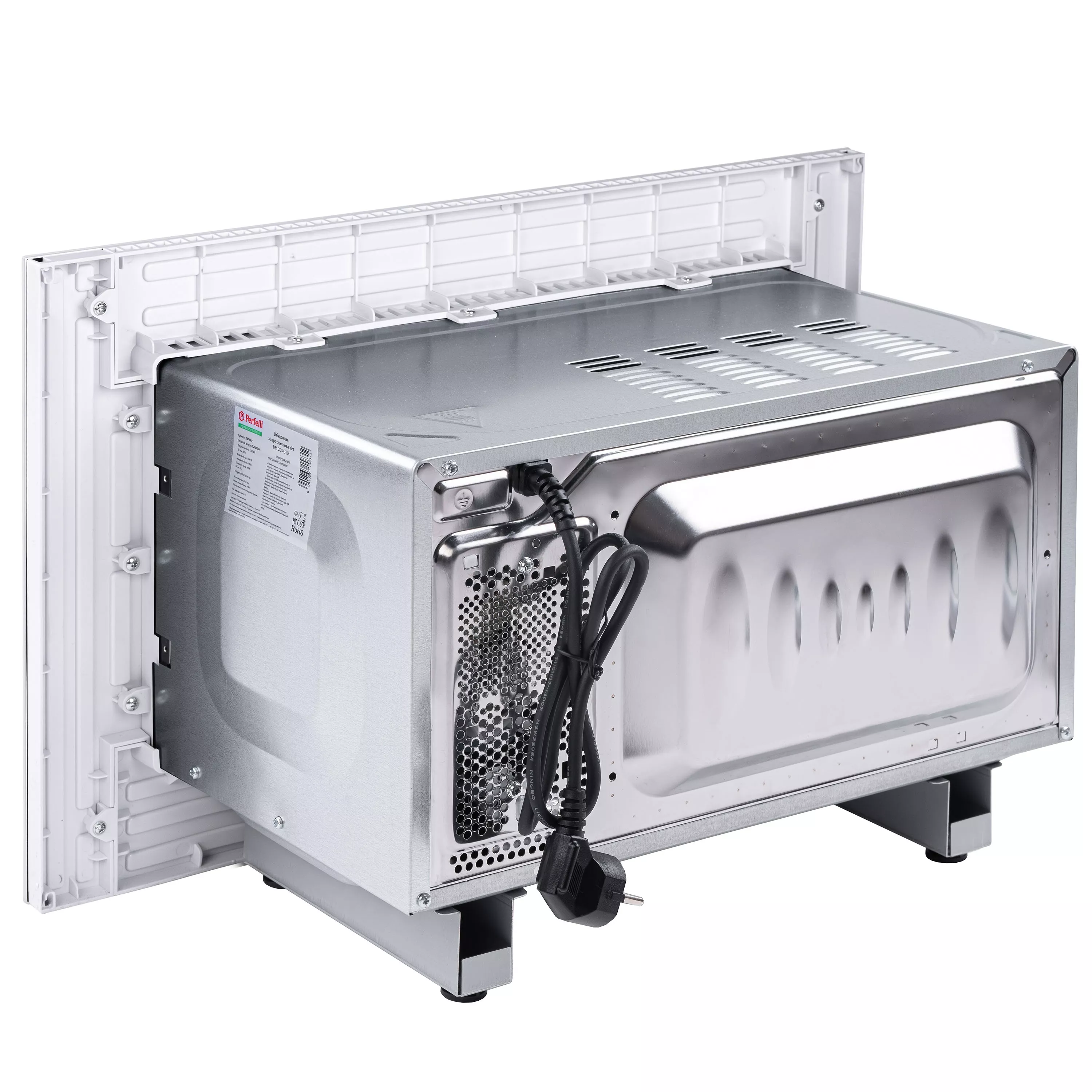 Полноустроенная микроволновая печь Perfelli BM 205 GLW - зображення 11