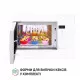 Полноустроенная микроволновая печь Perfelli BM 205 GLW - зображення 5