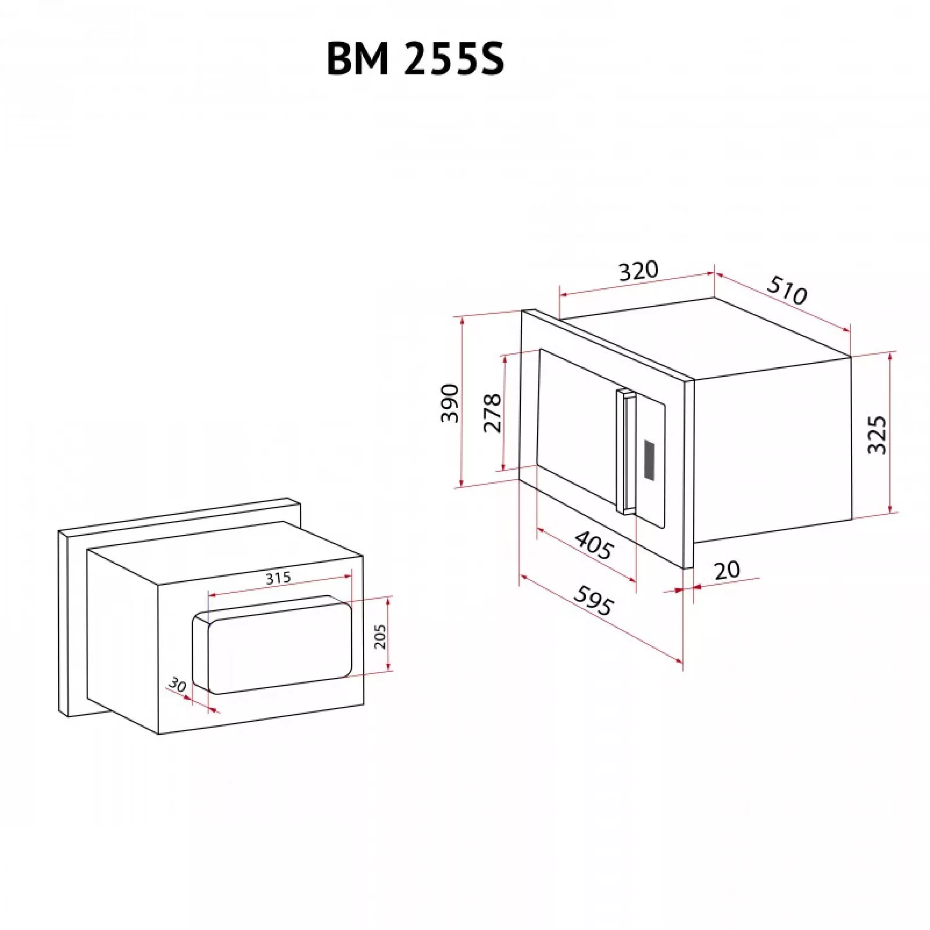 Perfelli 5902767159210 - зображення 17 Полновстроенная микроволновая печь Perfelli BM 255S GLW - зображення 17