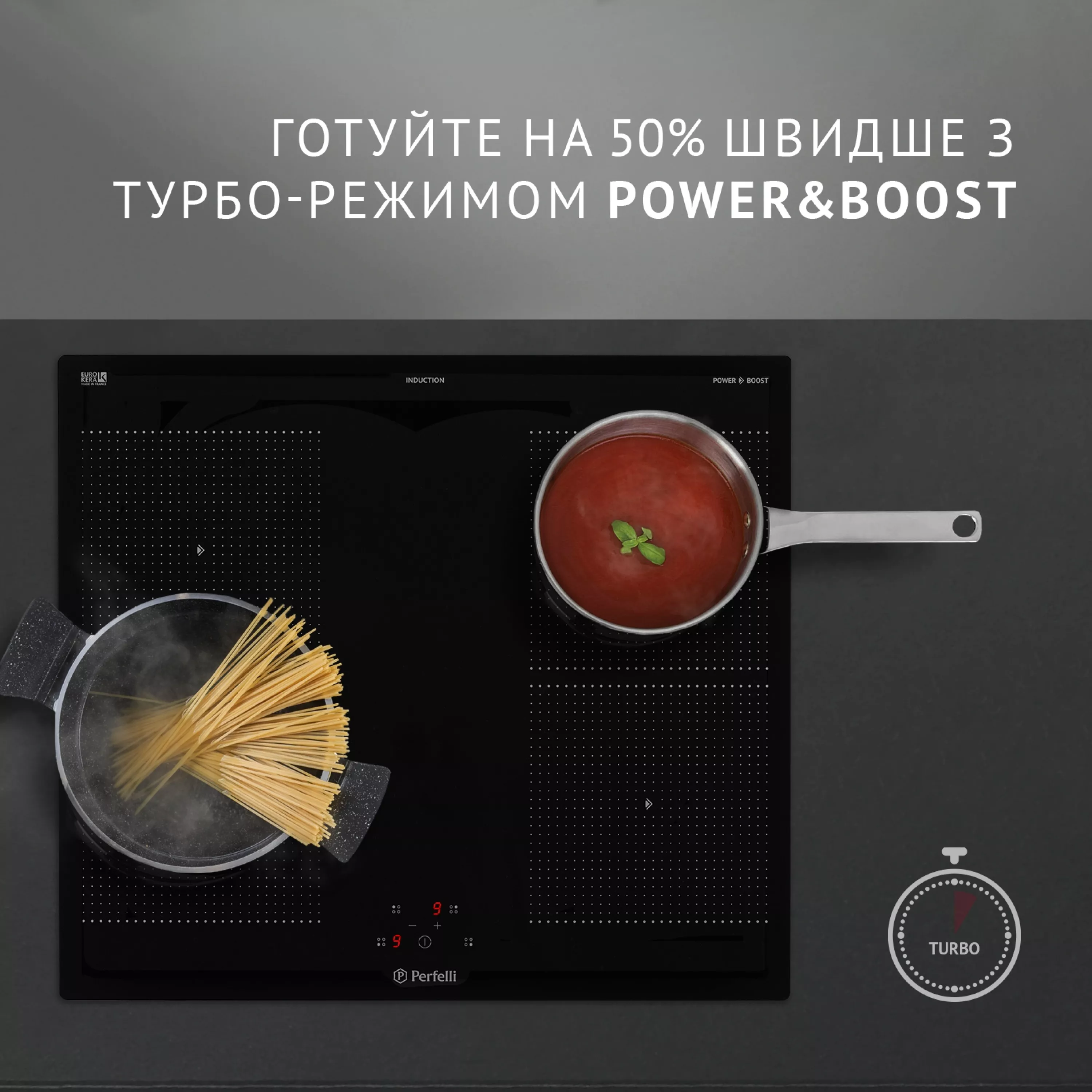Поверхность индукционная Perfelli HI 674 BL - зображення 4