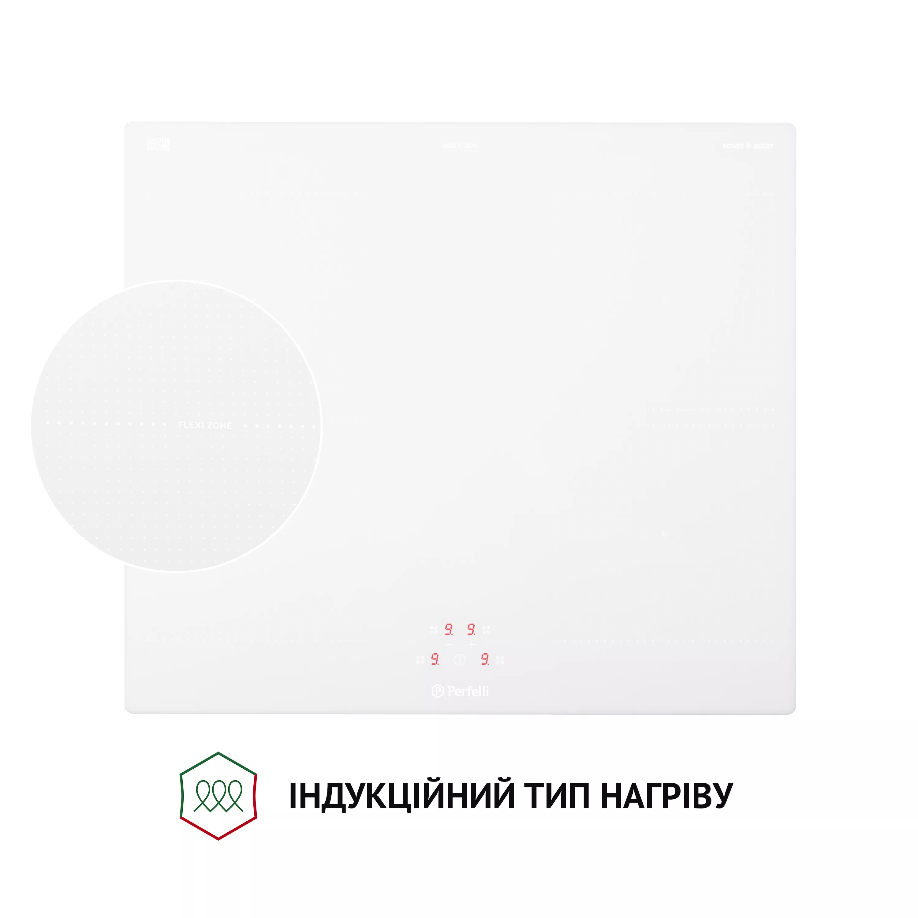 Поверхня індукційна Perfelli HI 674 WH - зображення 6