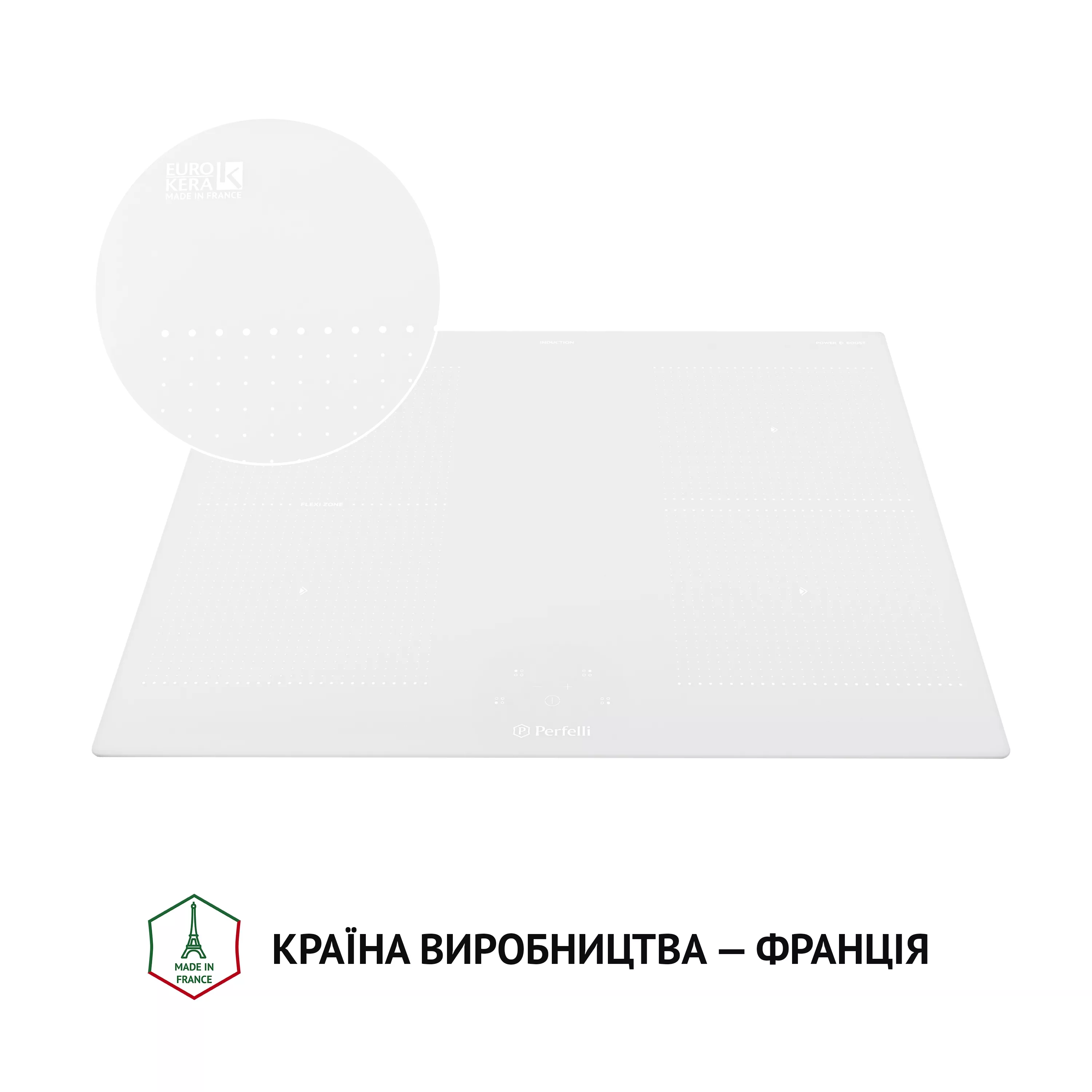 Поверхня індукційна Perfelli HI 674 WH - зображення 7