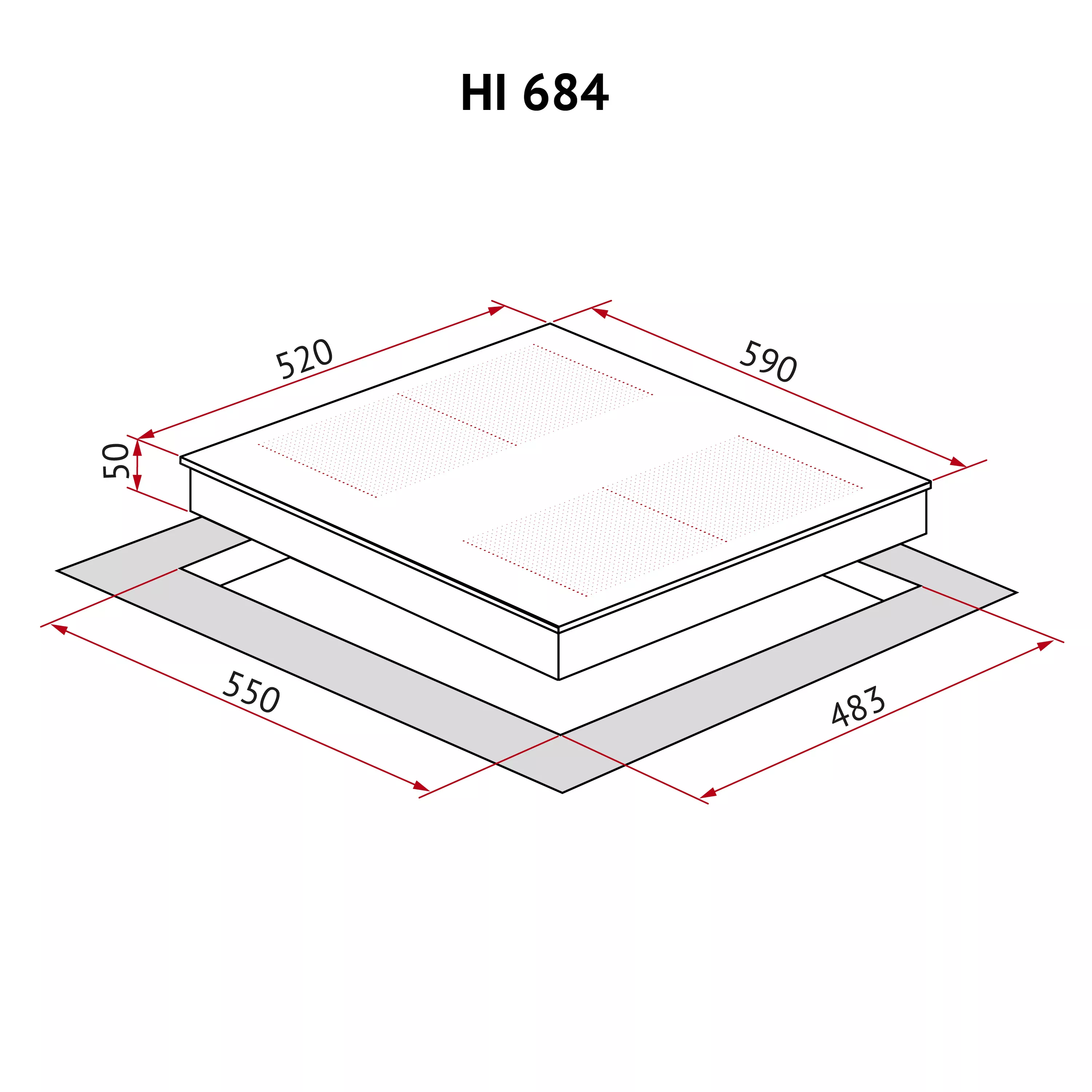 Поверхня індукційна Perfelli HI 684 WH - зображення 14
