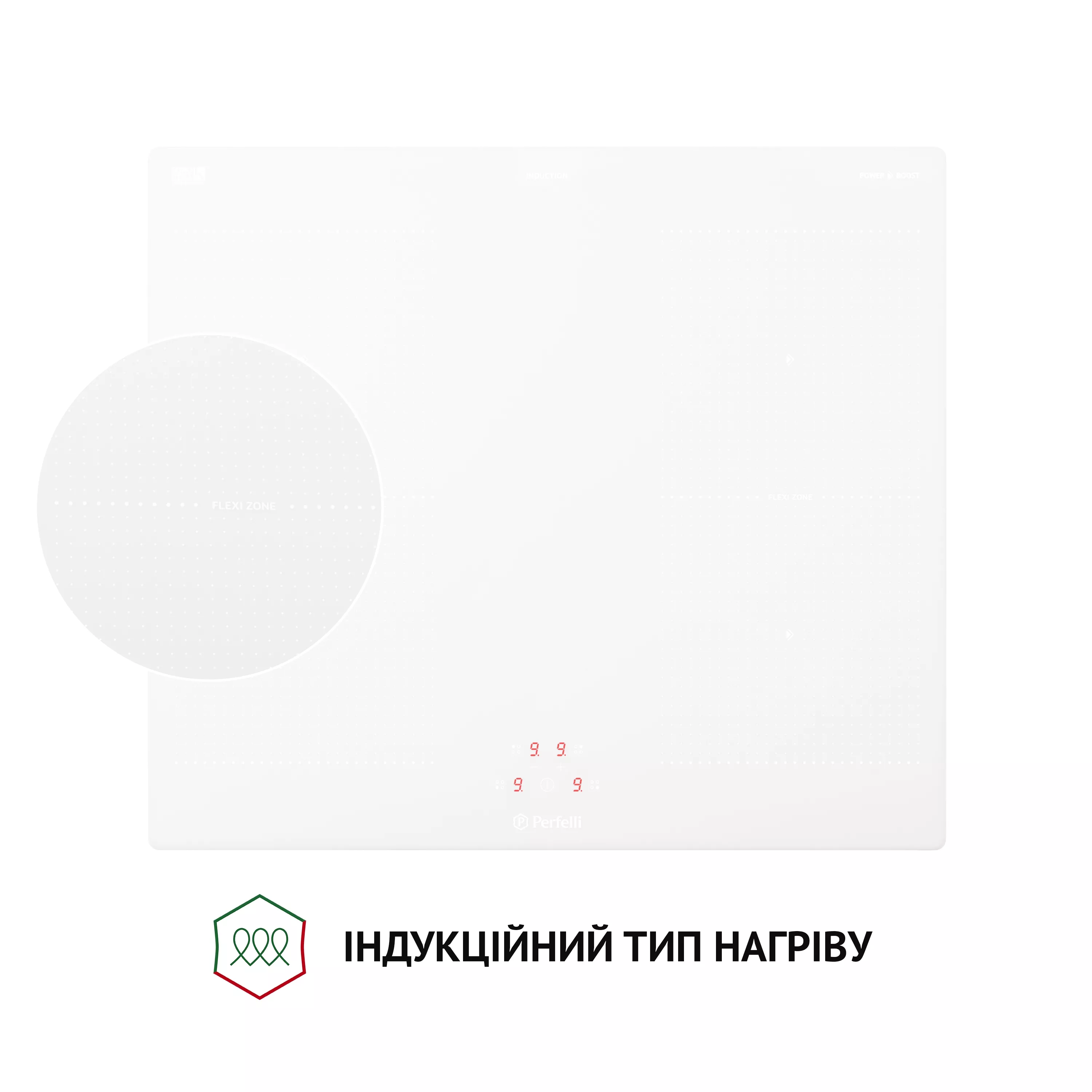Поверхня індукційна Perfelli HI 684 WH - зображення 6