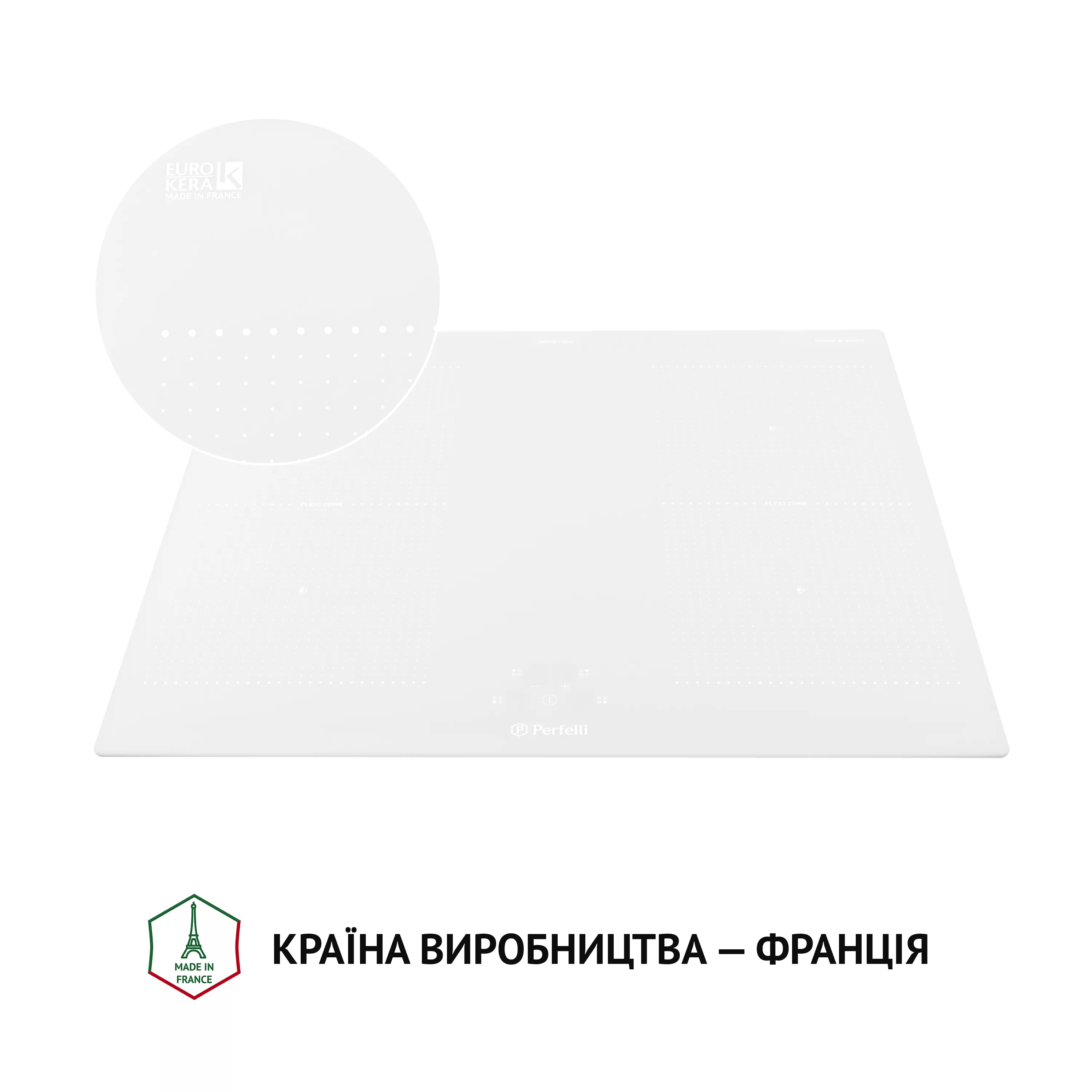 Поверхня індукційна Perfelli HI 684 WH - зображення 7