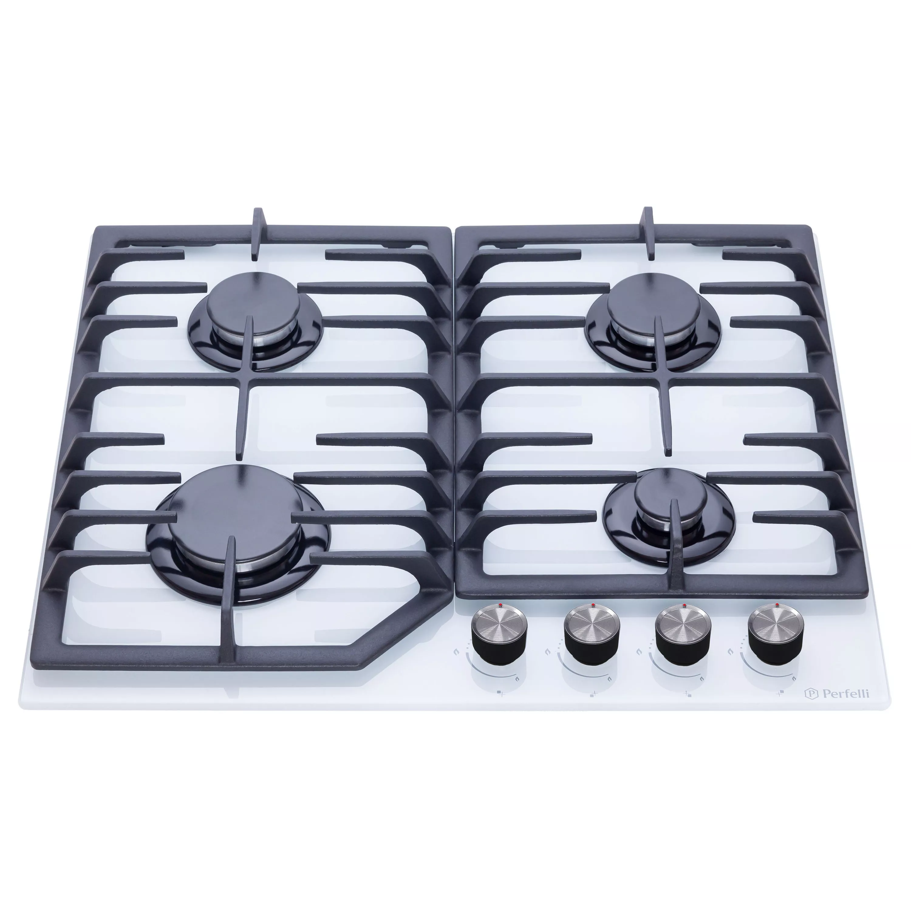 Поверхность газовая на стекле Perfelli DIAMOND G69C BIANCO - зображення 2