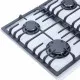 Поверхность газовая на стекле Perfelli DIAMOND G69C BIANCO - зображення 5