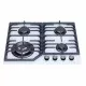 Поверхня газова на склі Perfelli DIAMOND GW69C BIANCO - зображення 2