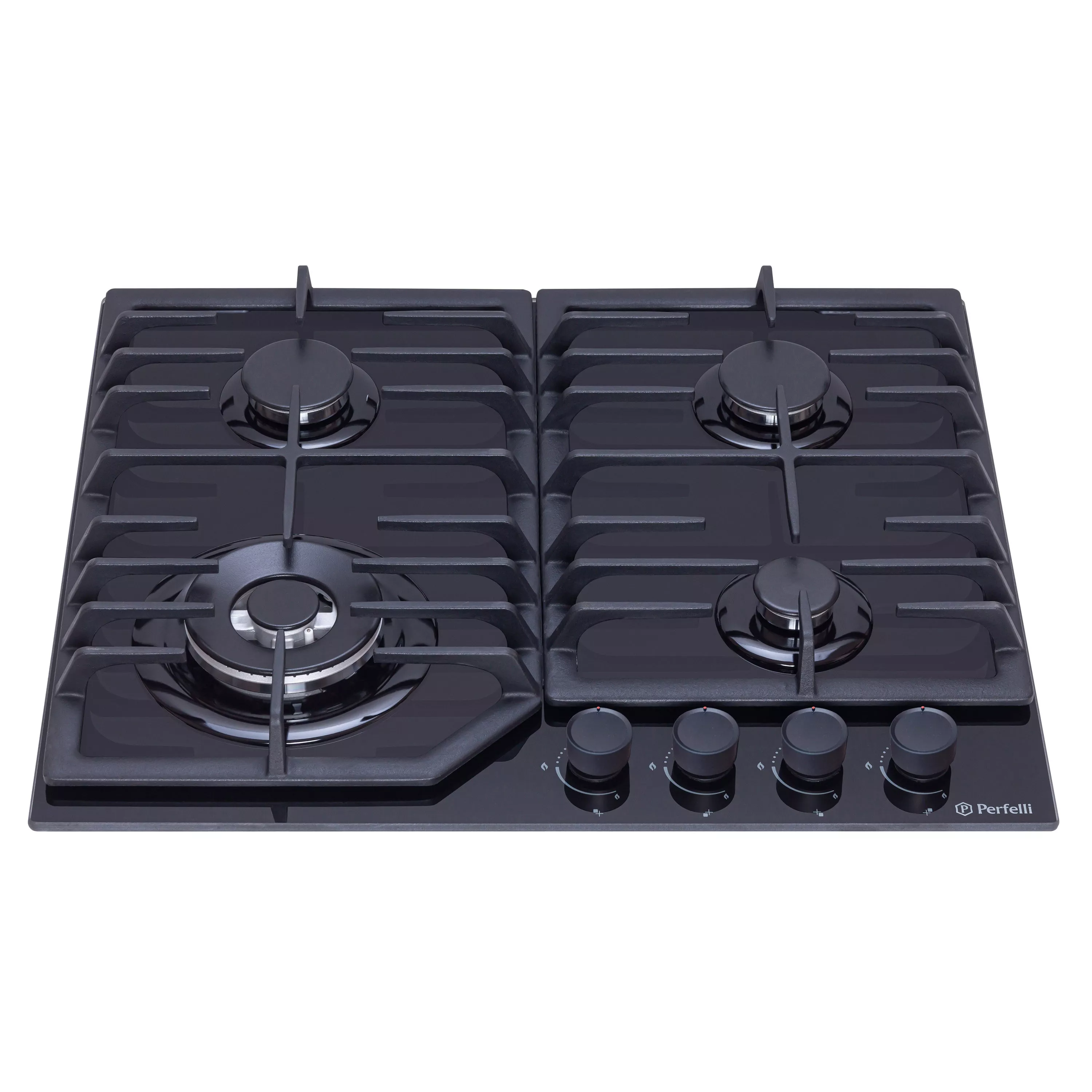 Поверхня газова на склі Perfelli DIAMOND GW69C NERO - зображення 2