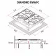 Поверхня газова на склі Perfelli DIAMOND GW69C NERO - зображення 14