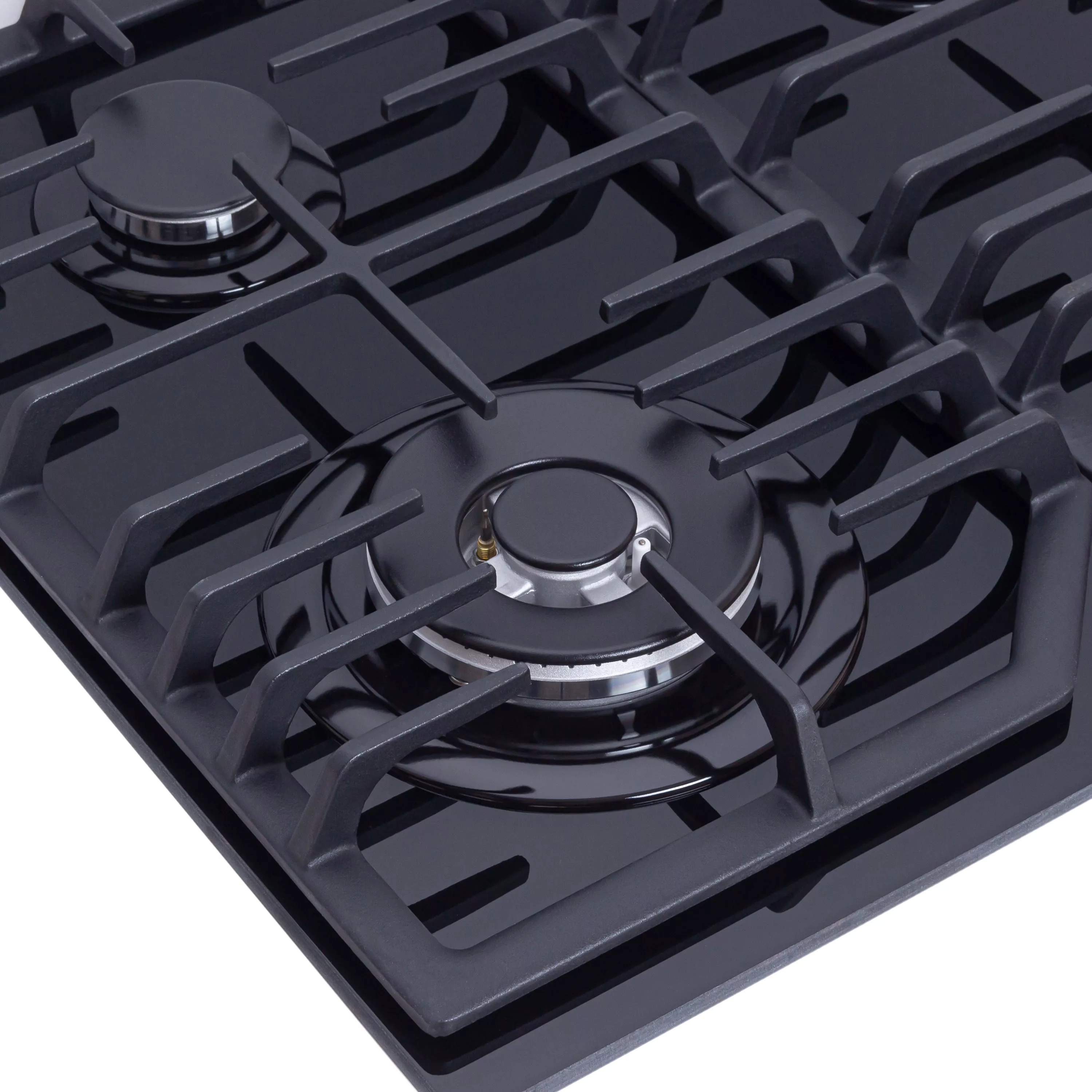 Поверхня газова на склі Perfelli DIAMOND GW69C NERO - зображення 5