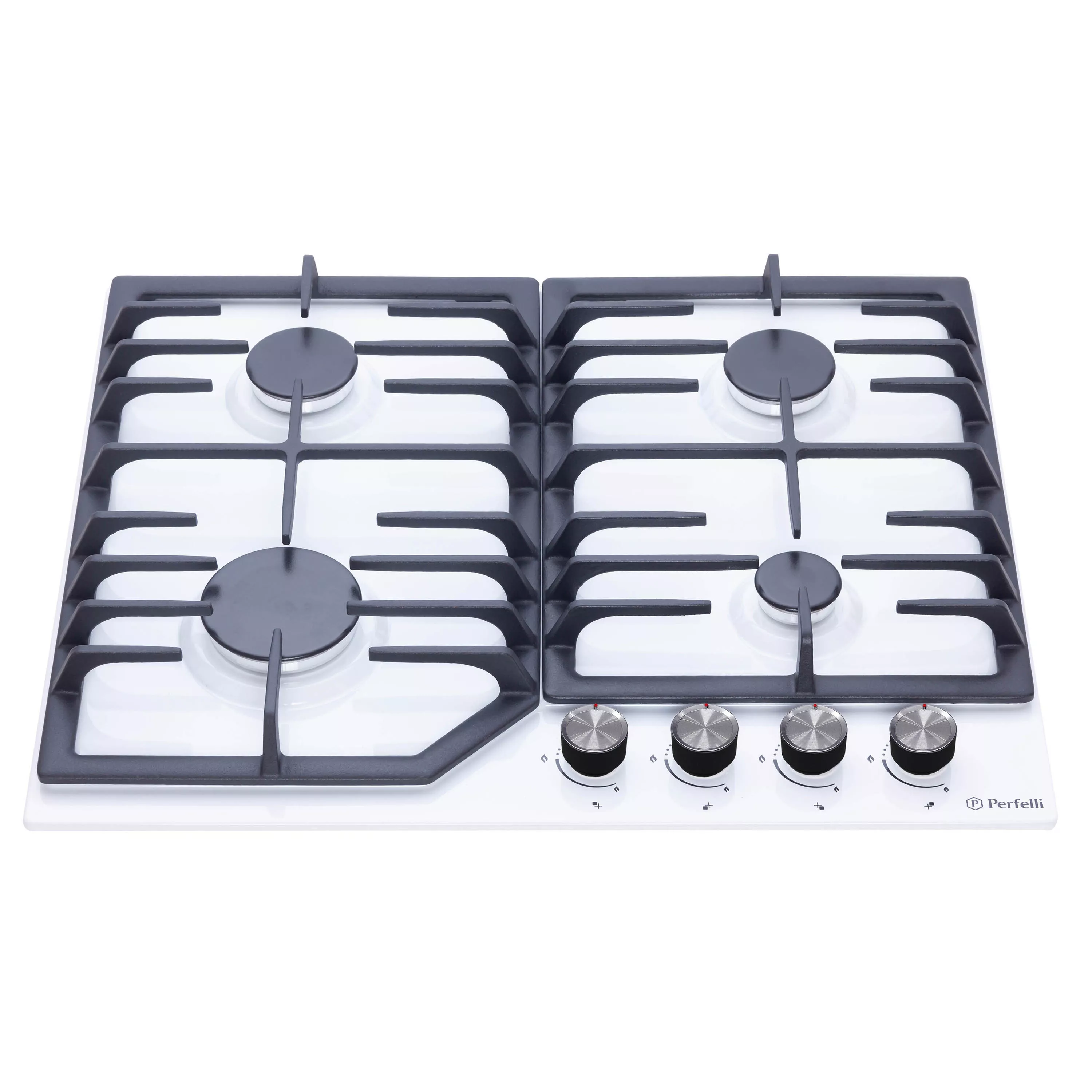 Поверхность газовая на металле Perfelli DIAMOND M69C BIANCO - зображення 2