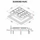Поверхность газовая на металле Perfelli DIAMOND M69C BIANCO - зображення 13