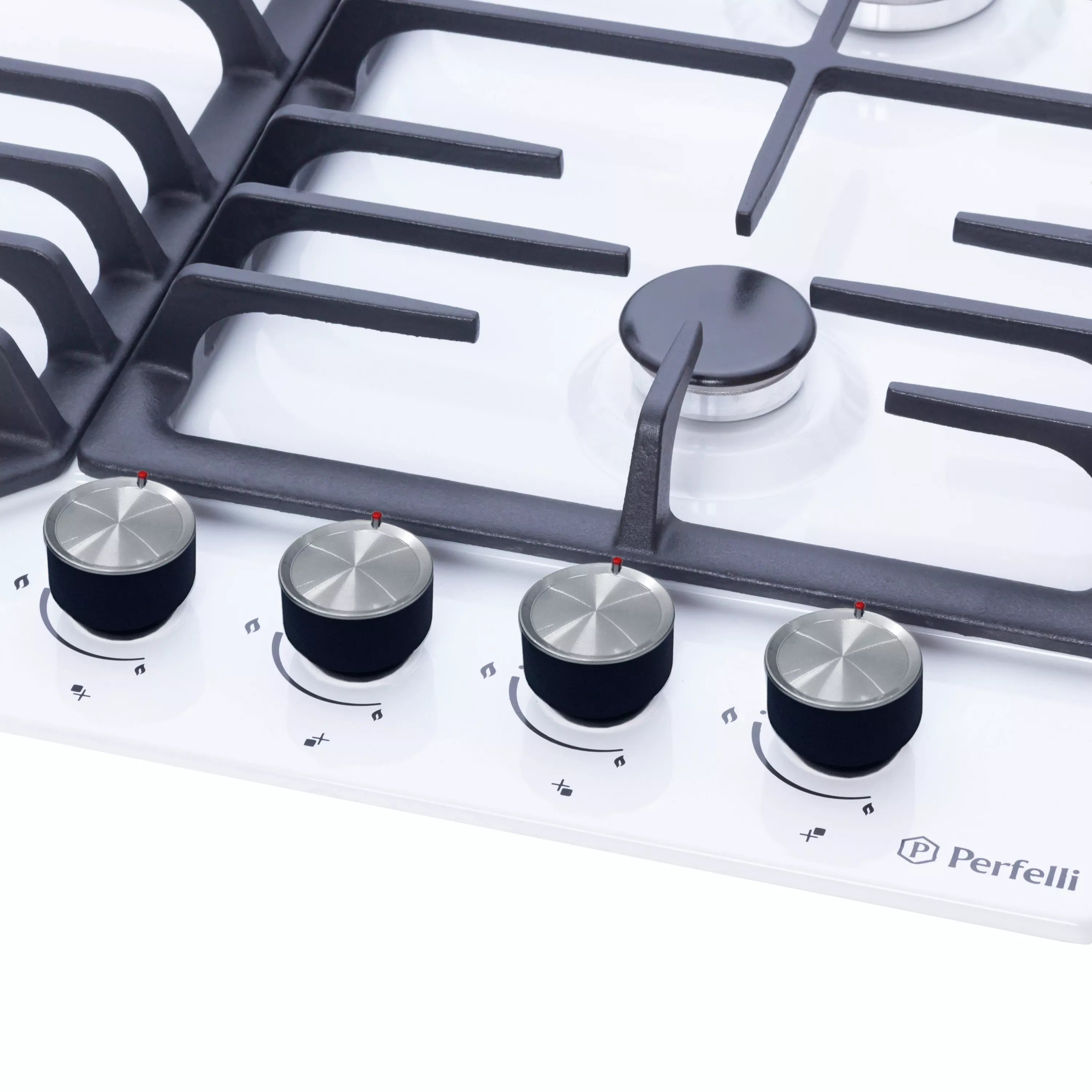 Поверхность газовая на металле Perfelli DIAMOND M69C BIANCO - зображення 3