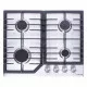 Поверхность газовая на металле Perfelli DIAMOND M69C INOX - зображення 