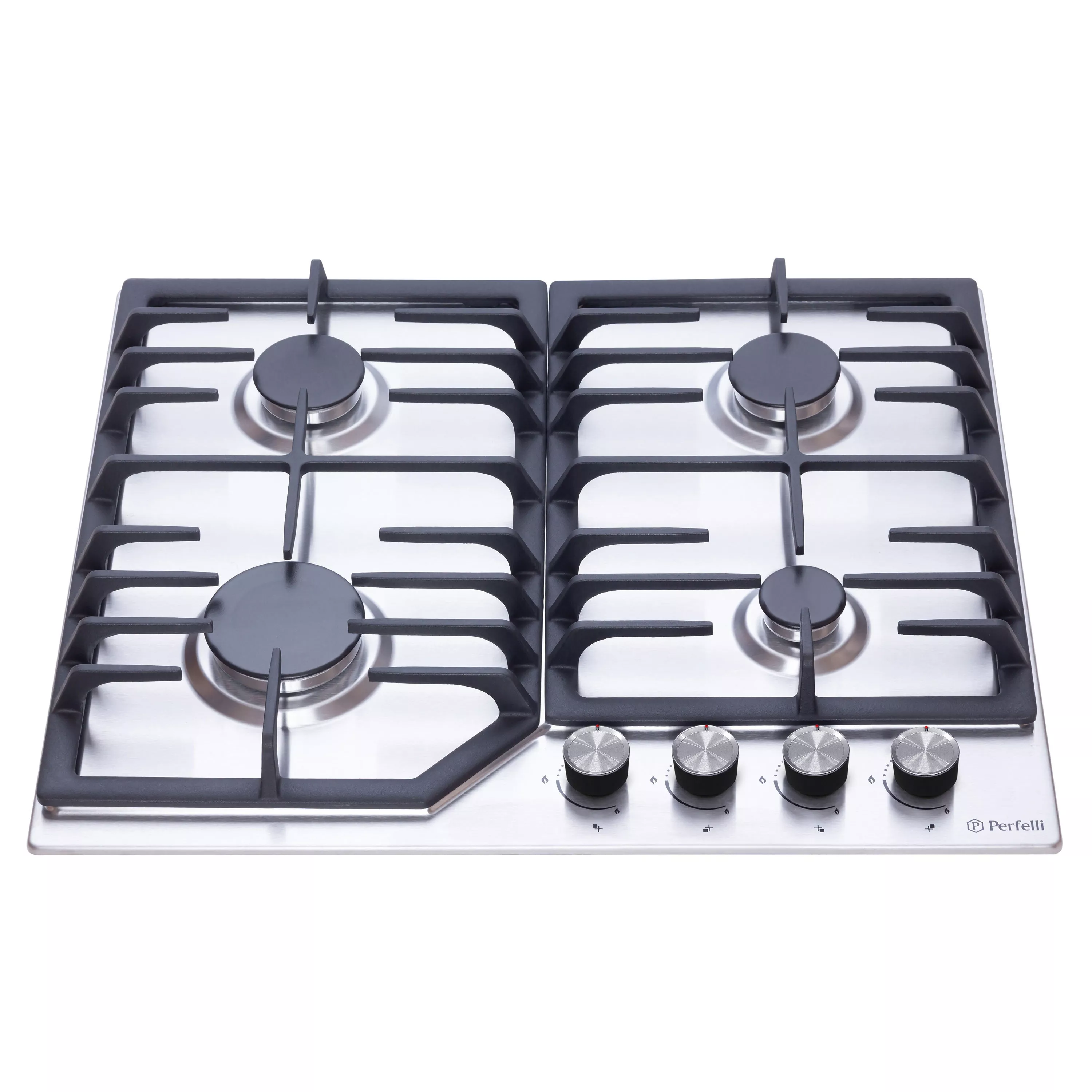 Поверхность газовая на металле Perfelli DIAMOND M69C INOX - зображення 2