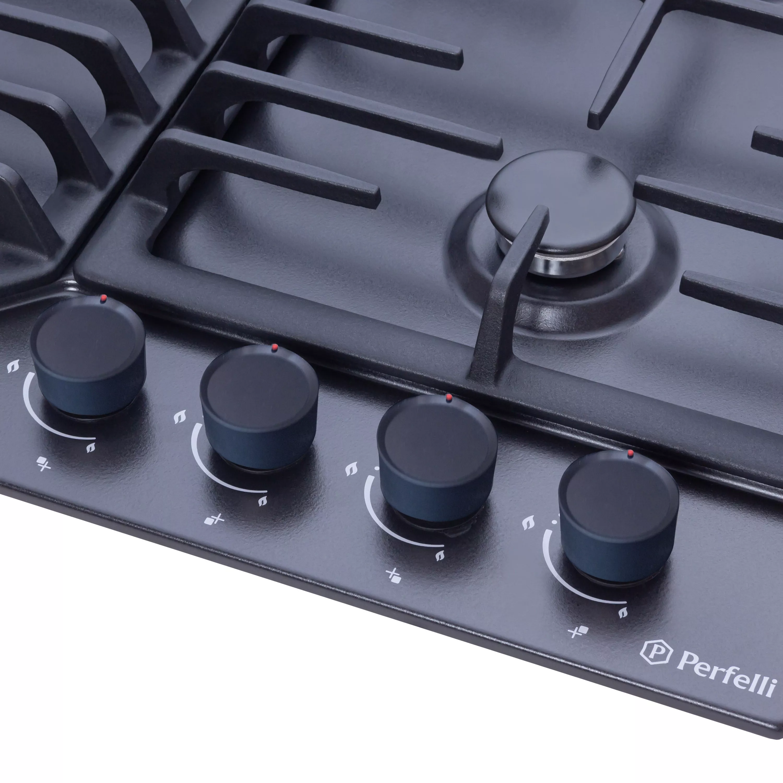 Поверхность газовая на металле Perfelli DIAMOND M69C NERO - зображення 3
