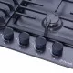 Поверхность газовая на металле Perfelli DIAMOND M69C NERO - зображення 3