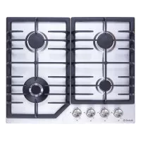 Поверхня газова на металі Perfelli DIAMOND MW69C INOX Поверхня газова на металі Perfelli DIAMOND MW69C INOX