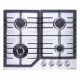 Поверхность газовая на металле Perfelli DIAMOND MW69C INOX - зображення 