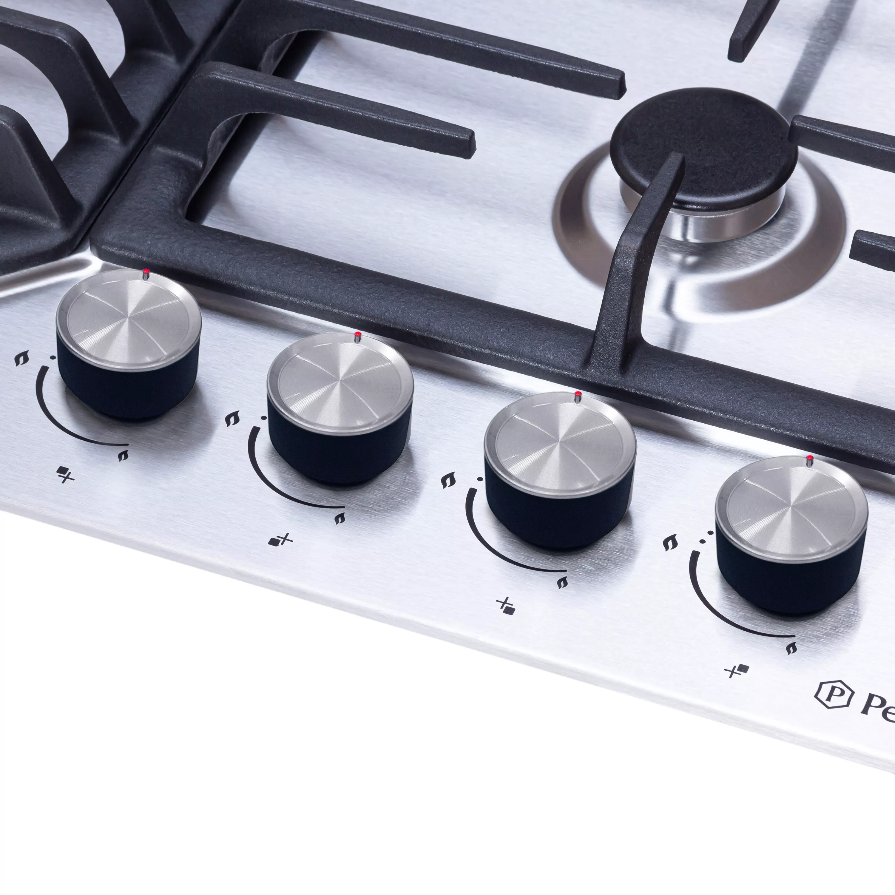 Поверхность газовая на металле Perfelli DIAMOND MW69C INOX - зображення 3