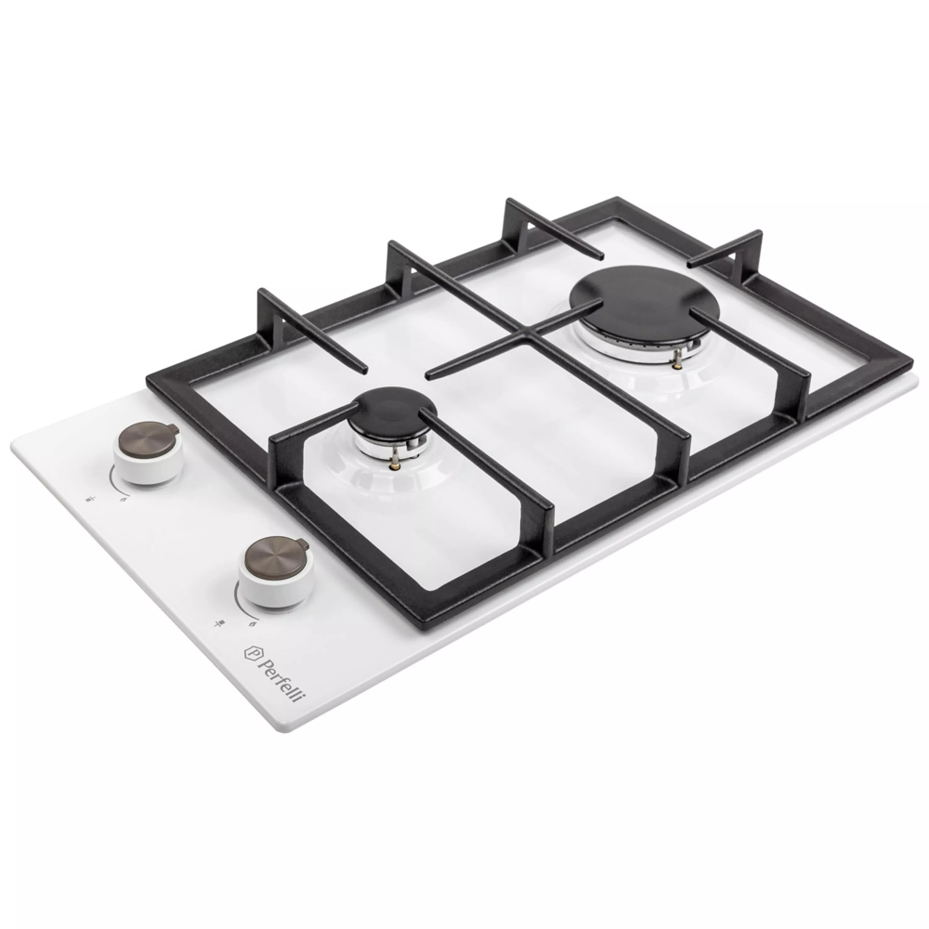 Поверхность газовая на металле Perfelli Domino HGM 31424 WH - зображення 3