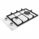 Поверхность газовая на металле Perfelli Domino HGM 31424 WH - зображення 3