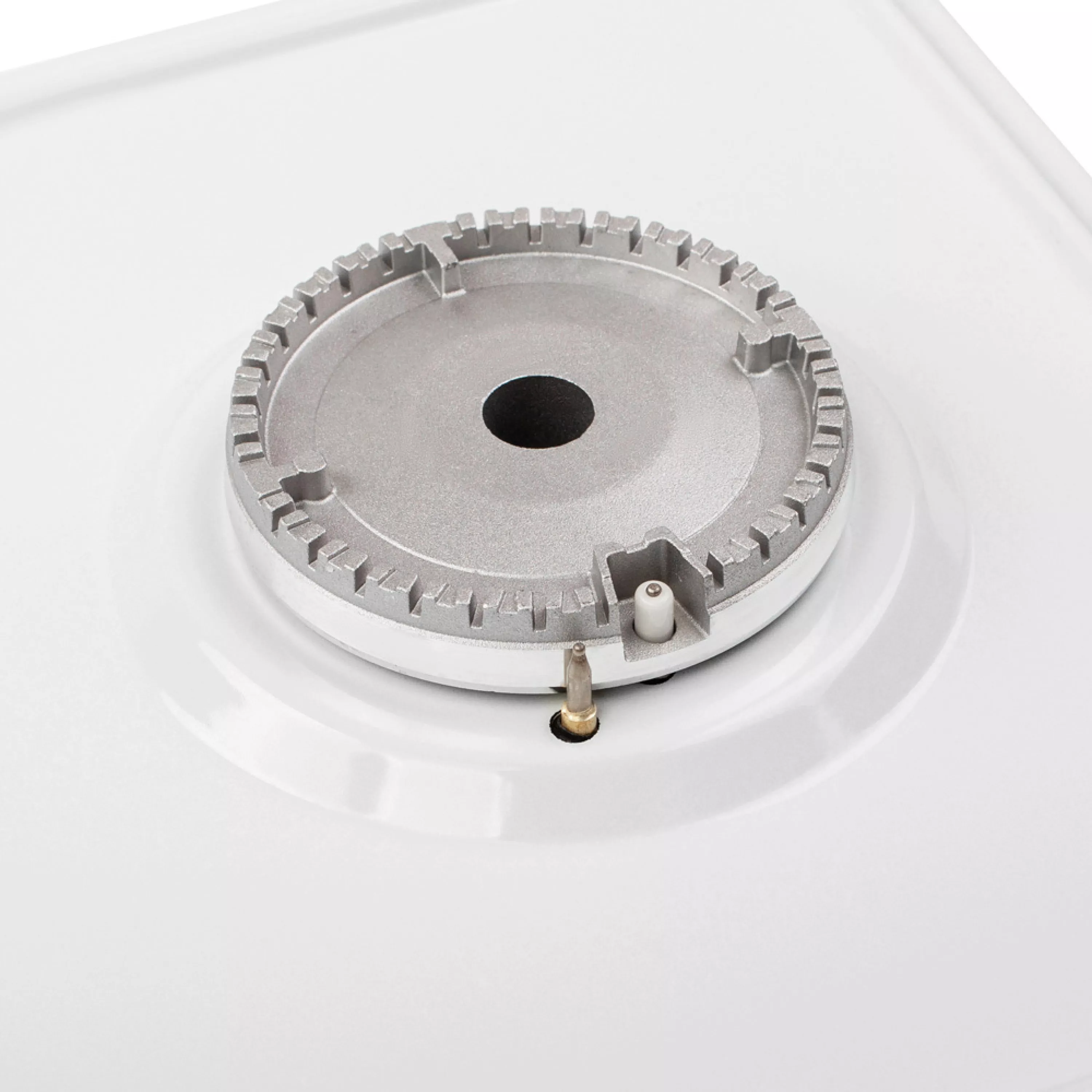 Поверхность газовая на металле Perfelli Domino HGM 31424 WH - зображення 8