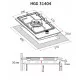 Perfelli 5902767156851 - зображення 12 Поверхность газовая Domino на стекле Perfelli HGG 31404 BL - зображення 12