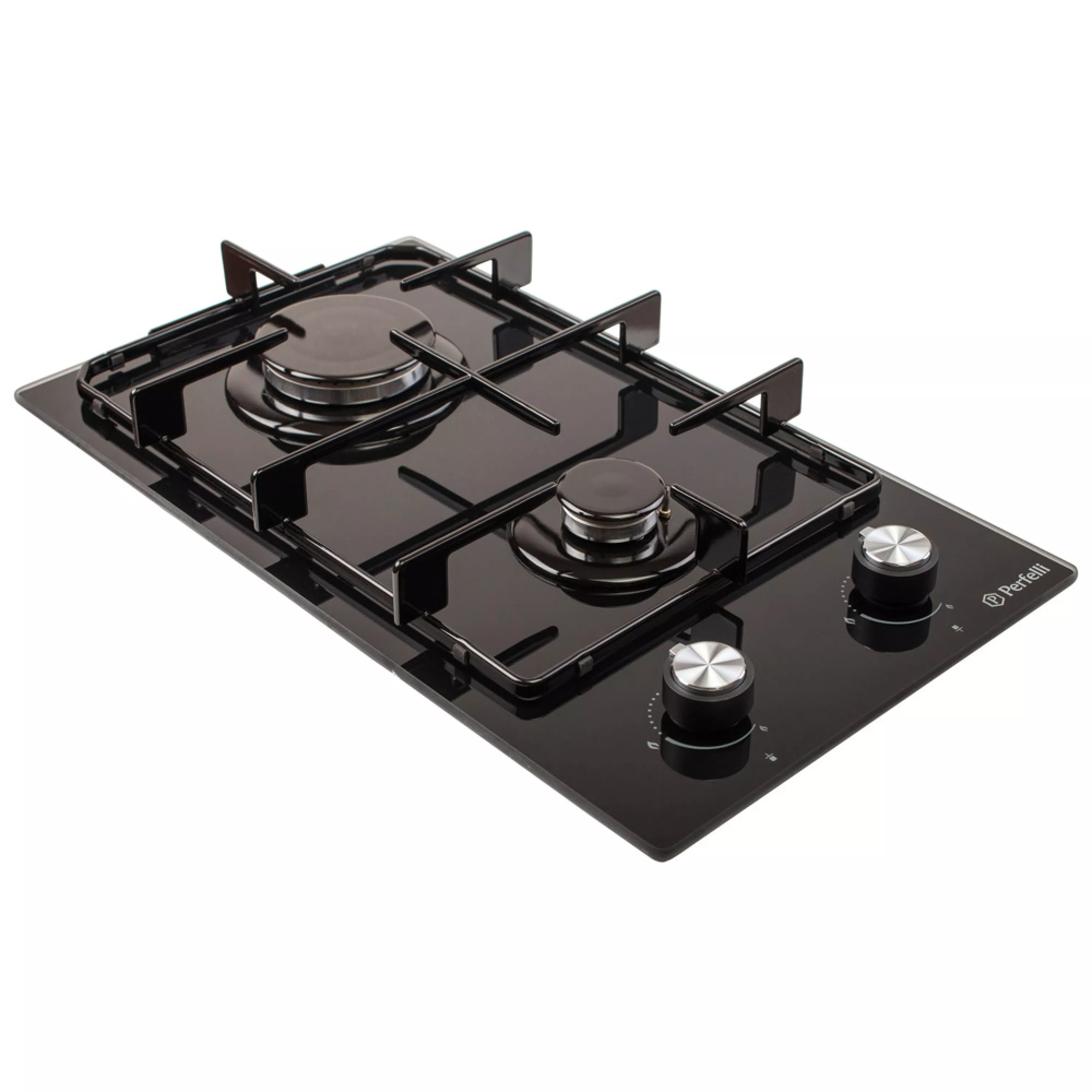 Поверхня газова Domino на склі Perfelli HGG 31414 BL - зображення 3