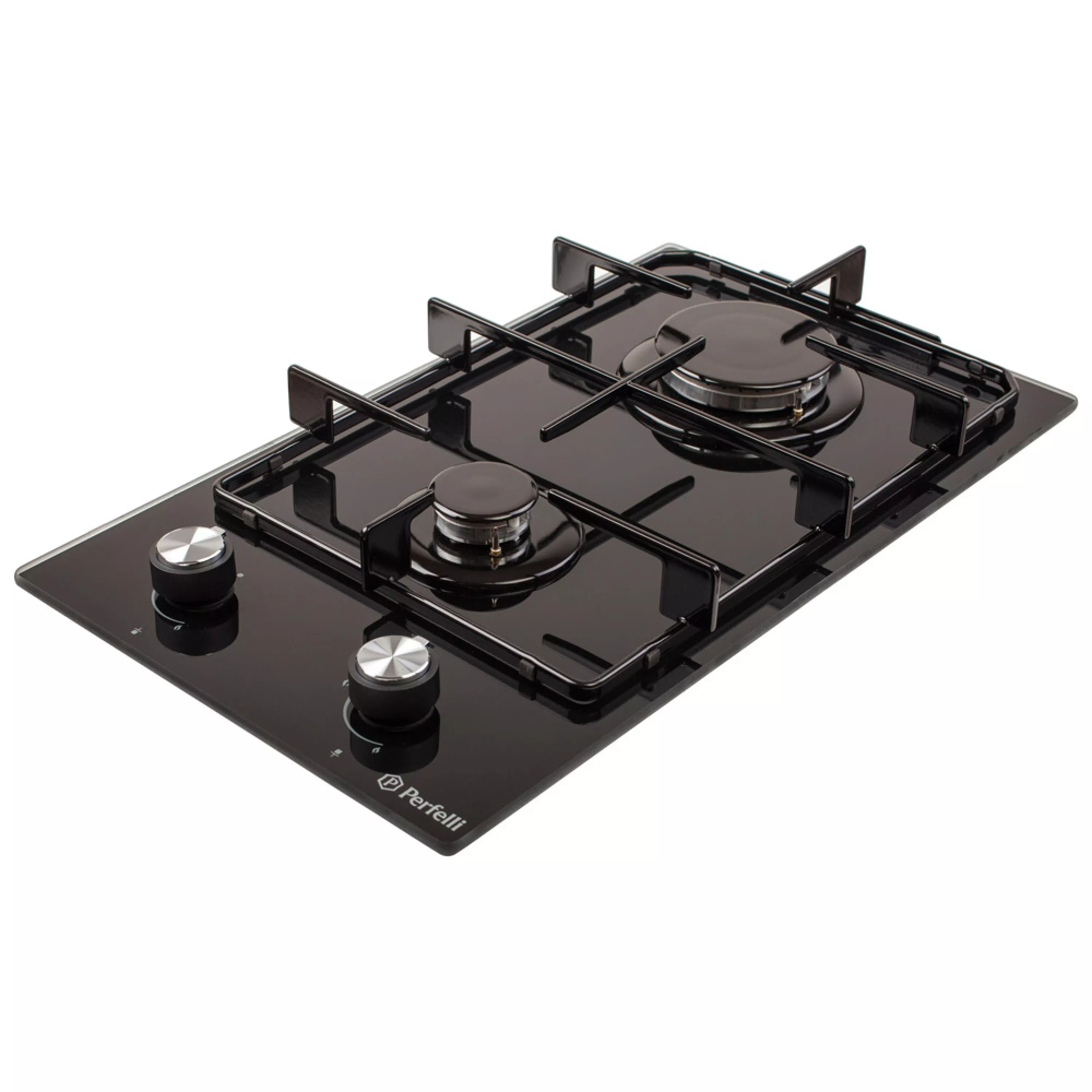 Поверхня газова Domino на склі Perfelli HGG 31414 BL - зображення 4